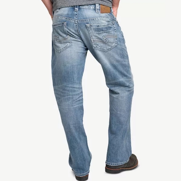 Silver Jeans Co - Gordie Loose Fit Washed Jeans - Picture 3 of 3